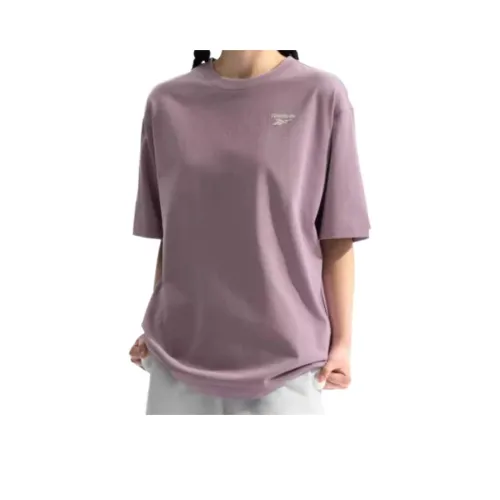 Reebok T Shirt Unisex Gray Purple