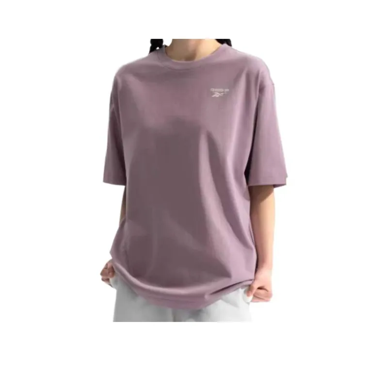 Reebok T Shirt Unisex Gray Purple-0