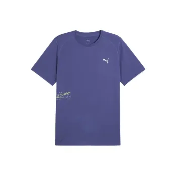 PUMA Running GraphicDRYCELL T Shirt Men's Blue Crystal