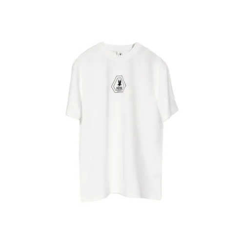 PUMA Polo Shirt Mens White/Angel Blue