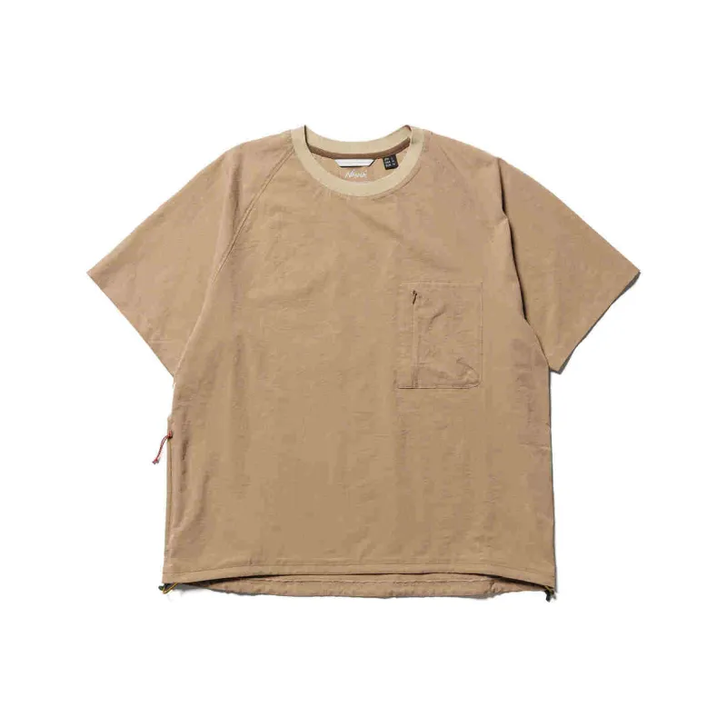 NANGA DotAir COMFY TEE T-Shirt Unisex Beige-0