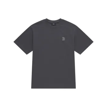 MLB Boston Red Sox Basic Collection SS25 T Shirt Unisex Charcoal Gray