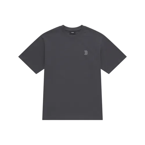 MLB Boston Red Sox Basic Collection SS25 T Shirt Unisex Charcoal Gray