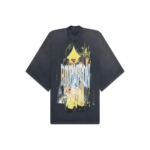 RIVINGTON Roi Rebis 블랙 남성 티셔츠