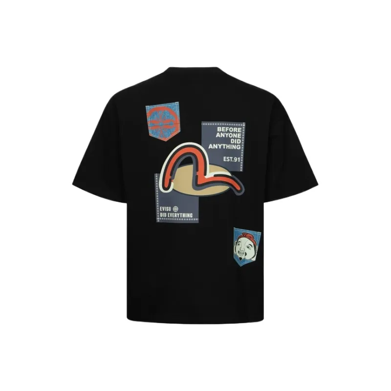 EVISU Short Sleeved T Shirts Men's-0