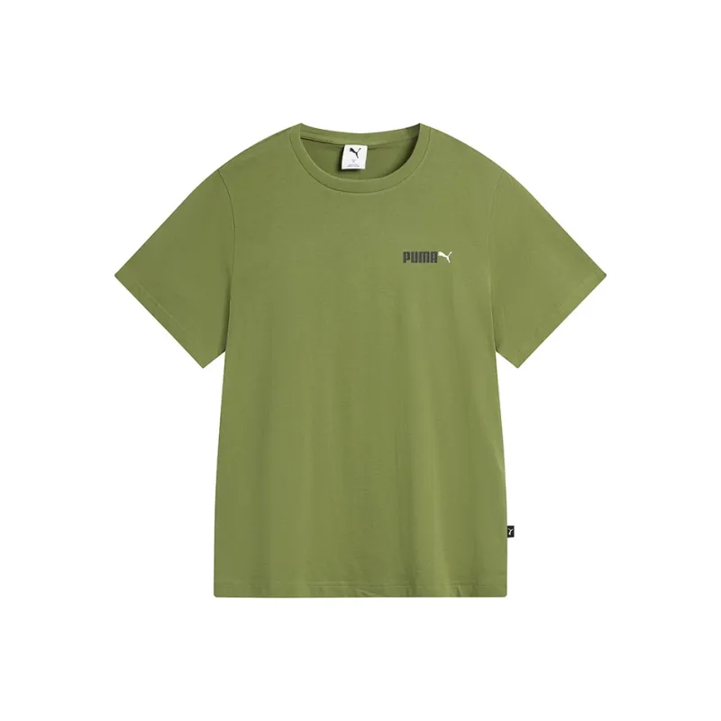 PUMA T Shirt Unisex Olive Green-0