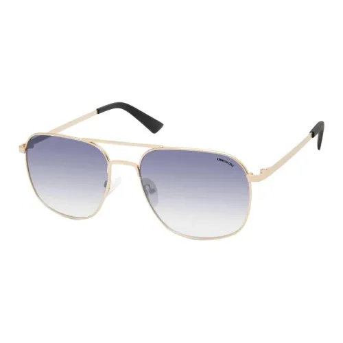 KENNETH COLE Metal Aviator Sunglasses Men's Gold