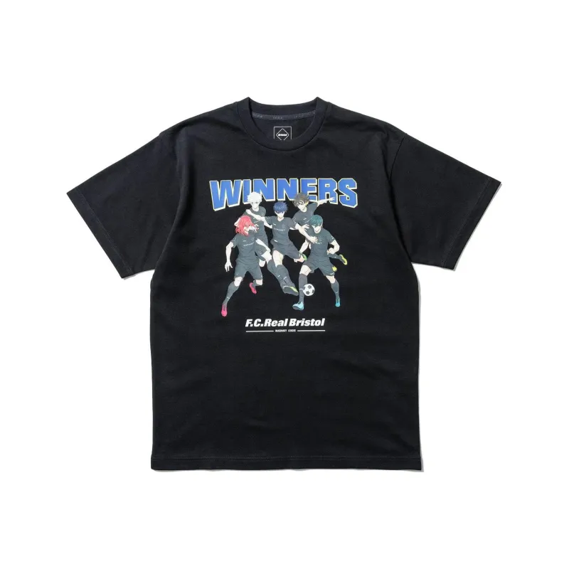 F.C Real Bristol BLUE LOCK Collaboration T-Shirts Unisex Black-0