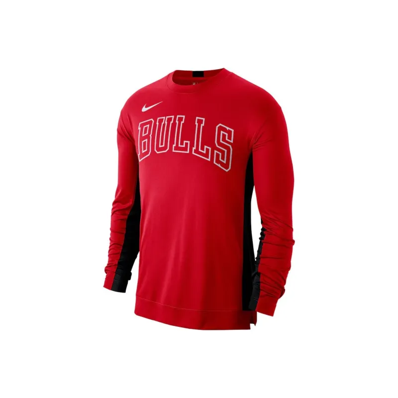 Nike x NBA Chicago Bulls Performance T Shirt Men's Red-0