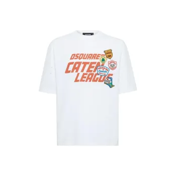 DSQUARED 2 Loose Fit Caten League T Shirt