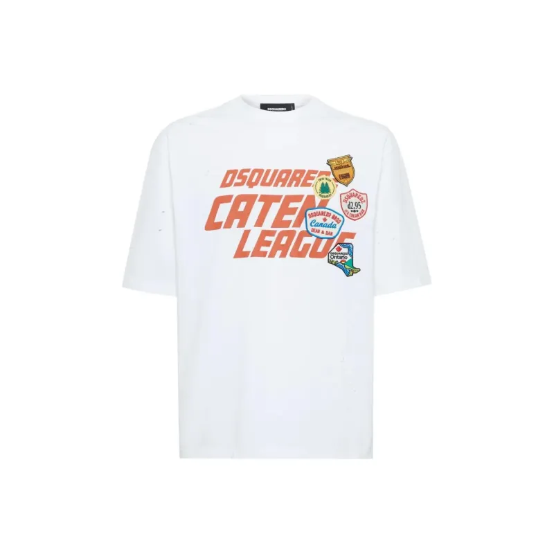 DSQUARED2 Patch detail T shirt-0