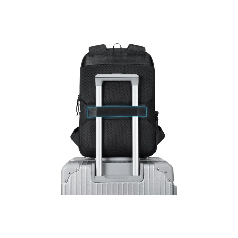 SEPTWOLVES Fabric Backpack Laptop Bag Backpack QPL Regular Unisex Black-4