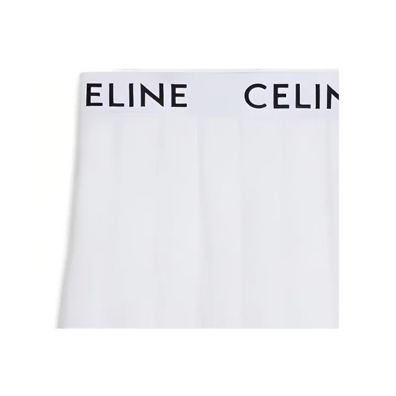 CELINE Casual Short Skirts Women's White-2