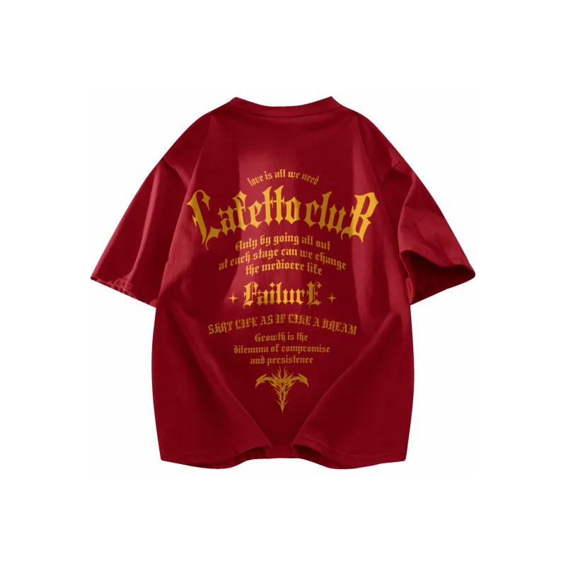 Lafetto T-Shirt Unisex Light And Shadow White Rose Red-14