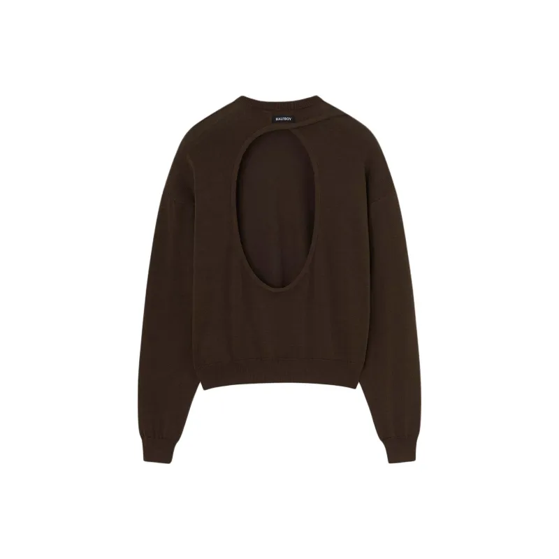 Halfboy SS25 Knitwear Women's Brown-1