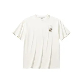 Anta x ZOLA Life Collection T Shirt Men's Ivory White