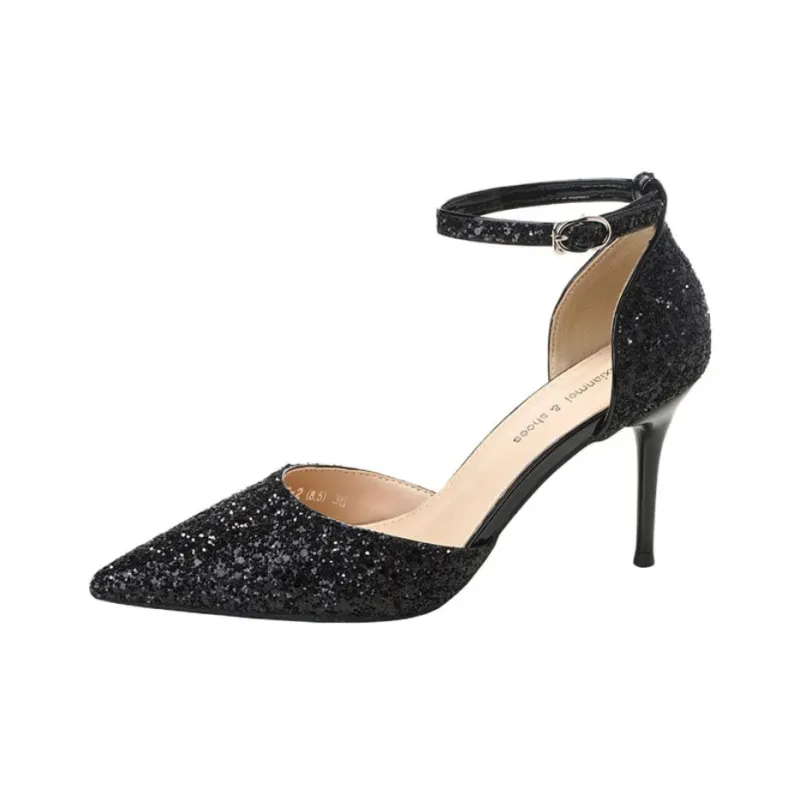Than Than Me Slim Heel High Heels Women's-0