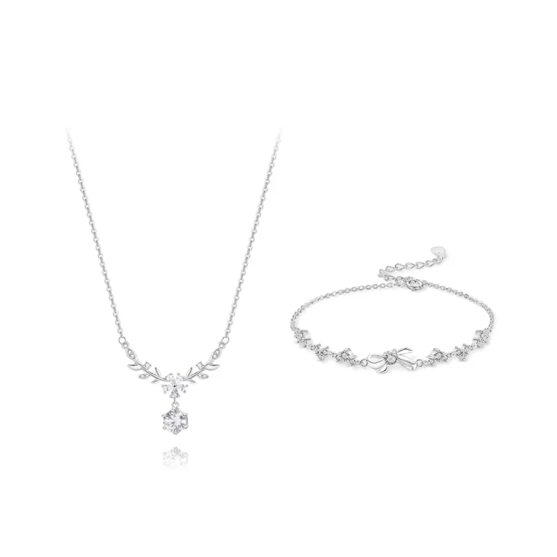 KUMET Sterling Silver Necklaces Women's-0