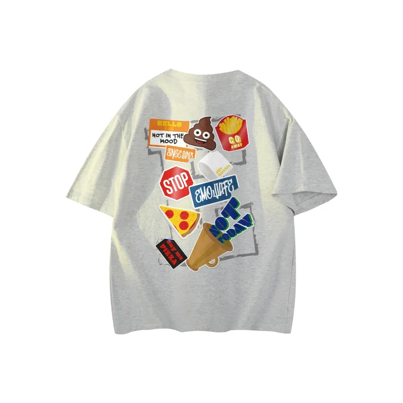 Emoji Short Sleeved T Shirts Unisex-9