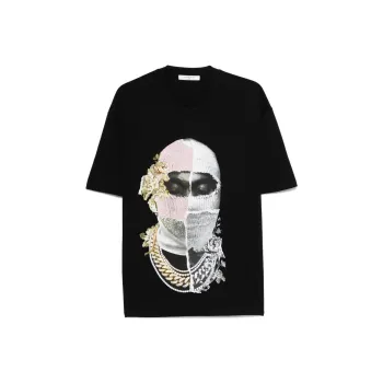 IH NOM UH NIT Newspaper Mask T Shirt