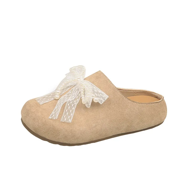AJPAP Quiet Odor Resistant Abrasion Resistant Wrap toe Slippers Women's-15