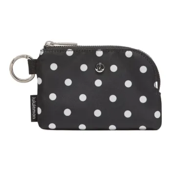 Lululemon Recycled Polyester Card Holder Regular Unisex Black & White