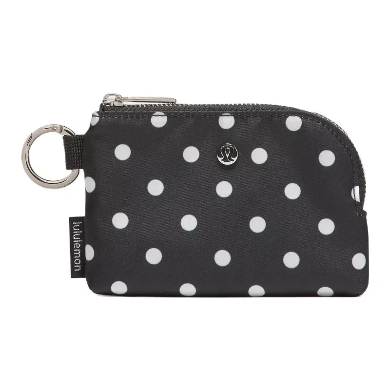 Lululemon Recycled Polyester Card Holder Regular Unisex Black & White-0
