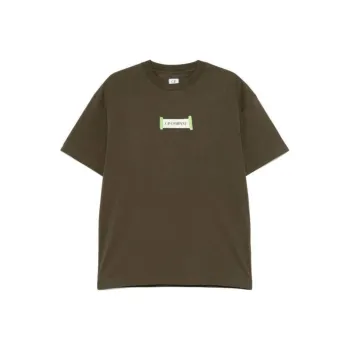 C.P.Company Logo print T shirt