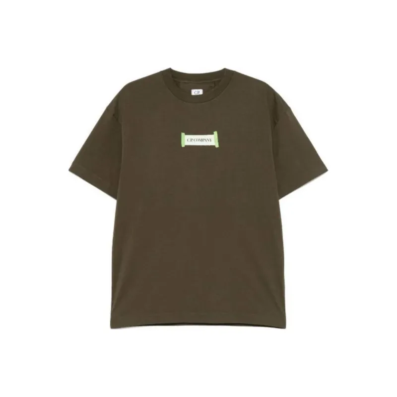 C.P. Company Logo print T shirt-0