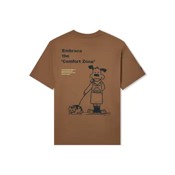 Kappa T Shirts Unisex Coffee Brown 6527