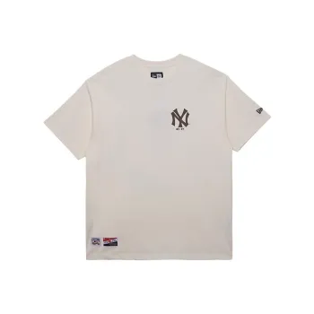 New Era T Shirt Men's Ivory White
