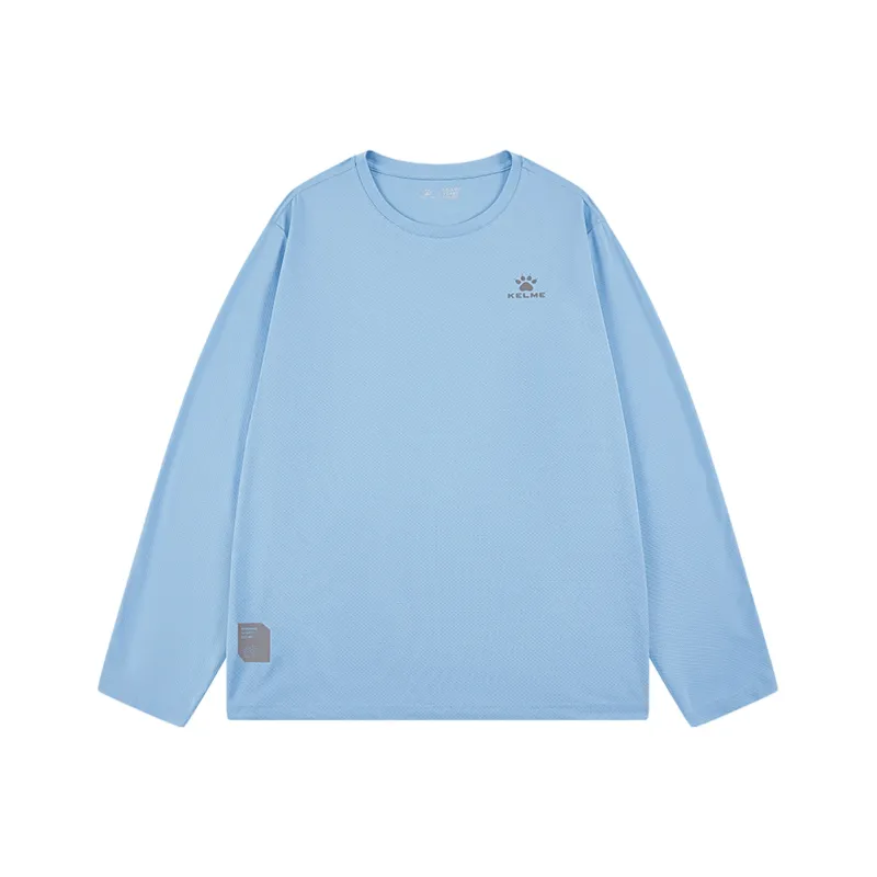 KELME Crew Neck Long Sleeved T Shirt Unisex-2