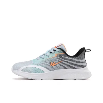 Binary Cushioning Lightweight Breathable Slip Resistant Low Top Casual Running Shoes Women's Gray Moon Orange