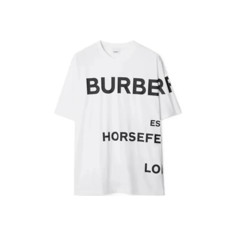 Burberry T Shirts Men White-0