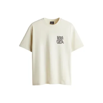 H&M T Shirts Men Light Beige