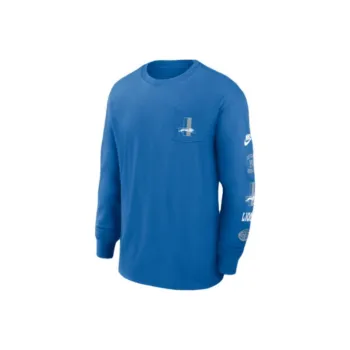 Nike Detroit Lions Rewind Max90 Pocket Men's Nike Nfl Long-Sleeve T-Shirt