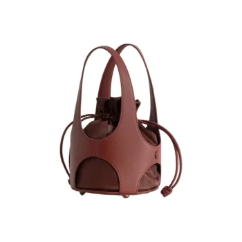Liang Jin Ji Mulberry Silk Handbag Women's Red/Purple