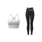 White Camisole+Starburst Black Pants