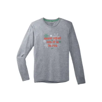 Brooks T-Shirts Men Gray