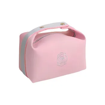 Boniu Cotton Linen Blend Storage Bag Makeup Bag Unisex Multicolor