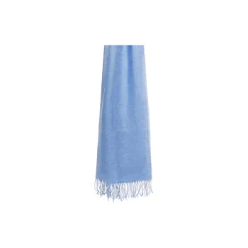 MaxMara Linen Knit Scarves Women's Blue