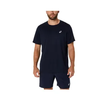 Asics SILVER SHORT T Shirt Men's Black