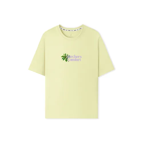 Skechers T Shirts Unisex Wax Yellow/026S