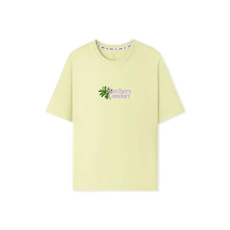Skechers T Shirts Unisex Wax Yellow/026S-0
