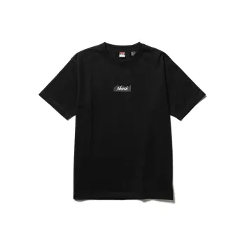 NANGA Ferrd Yarn ECO HYBRID MT LOGO TEE T Shirt Unisex Black