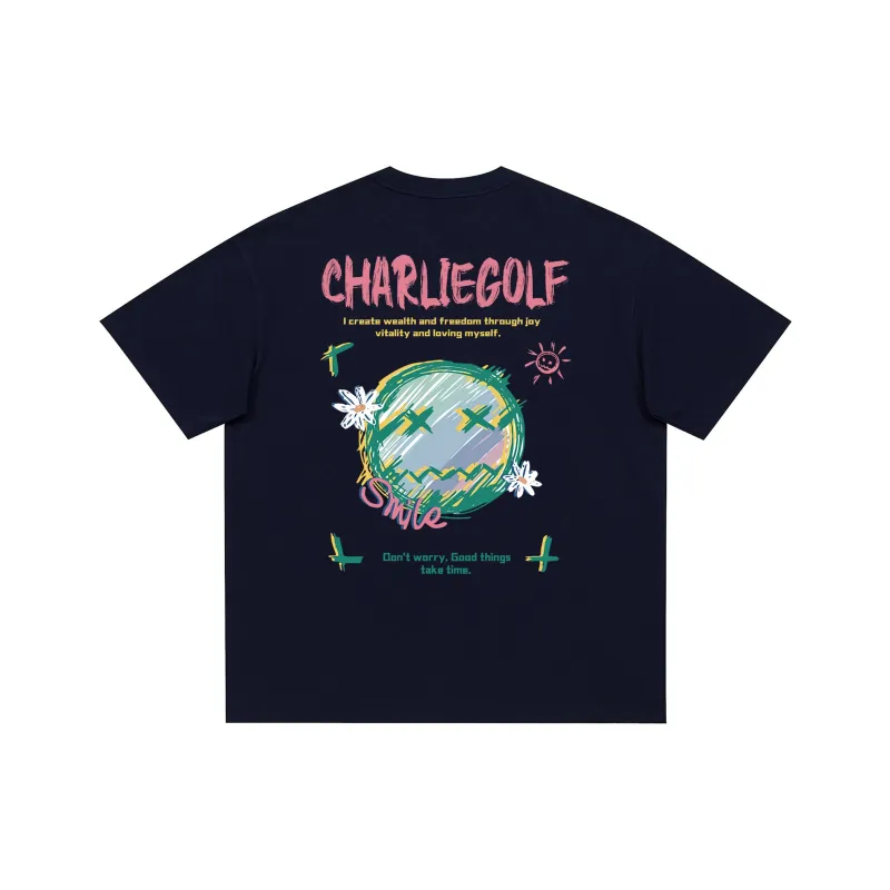 CHARLIE GOLF T Shirt Unisex Black-10