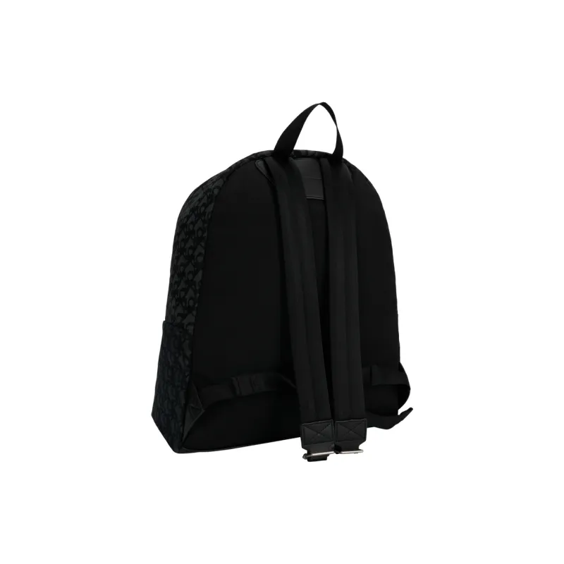 CALVIN KLEIN Fabric Backpack Large Size Men's Space Black-3