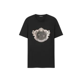 VERSACE Crystal Starfish Blason T shirt