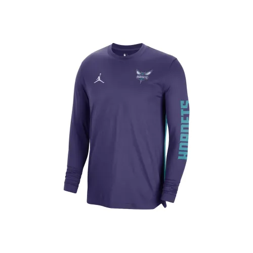 Jordan T-Shirt 2023-24 Season Player Edition Charlotte Hornets Unisex Purple