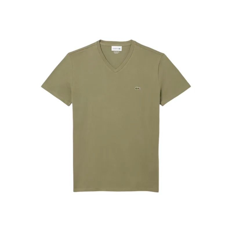 LACOSTE T Shirt Men's Khaki Green-0